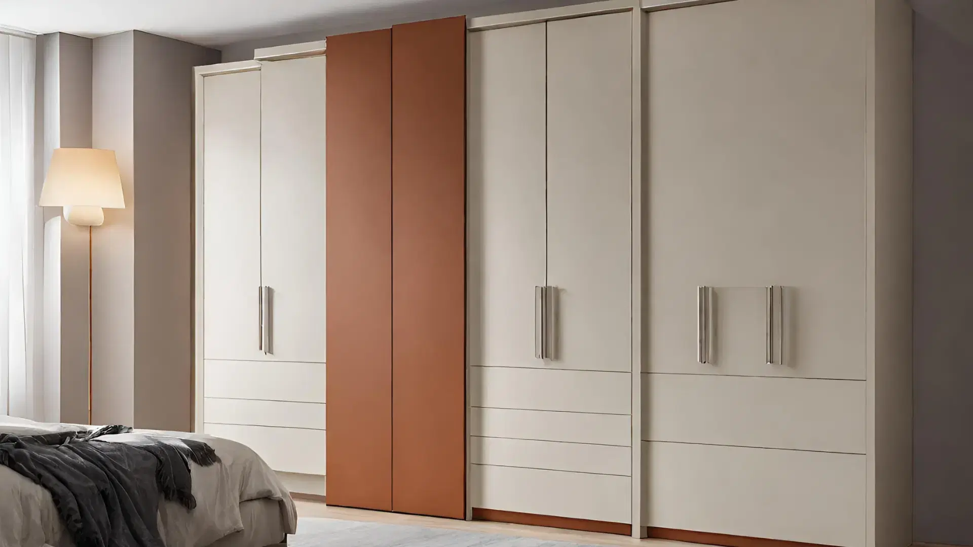 Polyurethane hinged door